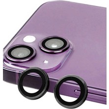 Senson Apple Iphone 13 Mini Raze Metal Kamera Lens - Siyah
