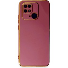 Senson Xiaomi Redmi 10C Kılıf Volet Silikon - Kırmızı