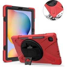 Senson Samsung Galaxy P610 Tab S6 Lite 10.4 Kılıf Amazing Tablet Kapak - Kırmızı