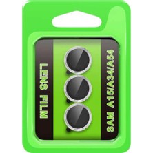 Senson Samsung Galaxy A15 4g Raze Metal Kamera Lens - Gümüş