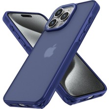 Senson Apple Iphone 15 Pro Kılıf Elegant Kapak - Lacivert
