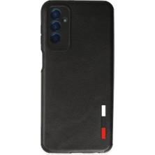 Senson Samsung Galaxy M13 Kılıf Loop Deri Silikon - Siyah