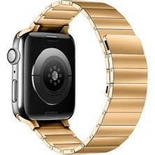 Senson Apple Watch 42MM KR404 Huks Kordon (Saat Değildir) - Gold