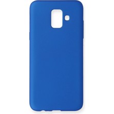 Senson Samsung Galaxy A6 2018 Kılıf First Silikon - Mavi