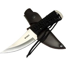 Senson Crkt Scrub Fixed 2712 Wy Kamp / Outdoor Bıçak 22,5cm - Ipli Sap, Deri Kılıflı