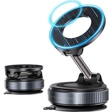 Senson 360 Dönebilen Ayarlanabilir Araç Içi Tutucu Kullanılabilen Vakumlu K007 Magsafe Telefon Tutucu