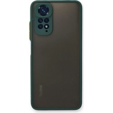 Senson Xiaomi Redmi Note 11 Kılıf Montreal Silikon Kapak - Yeşil