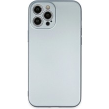 Senson Apple Iphone 12 Pro Max Kılıf Nano Içi Kadife Silikon - Sky Blue