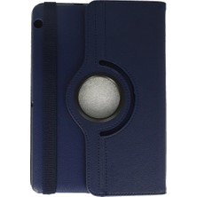 Senson Huawei Mediapad T3 10 / 9.6 Kılıf 360 Tablet Deri Kılıf - Lacivert