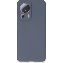 Senson Xiaomi Mi 13 Lite Kılıf Nano Içi Kadife Silikon - Gri