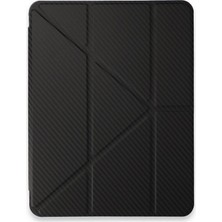 Senson Apple Ipad Pro 11 (2024) Kılıf Color Karbon Tablet Kılıfı - Siyah
