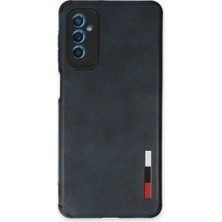 Senson Samsung Galaxy M52 5g Kılıf Loop Deri Silikon - Lacivert