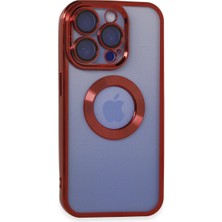 Senson Apple Iphone 15 Pro Kılıf Slot Silikon - Kırmızı