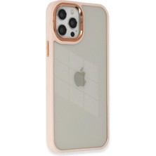 Senson Apple Iphone 12 Pro Max Kılıf Dora Kapak - Pudra