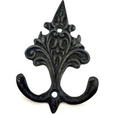 Senson Antika Tarz Dekoratif Pirinç Çam Figürlü Askı - 98X57 Mm, Oksit