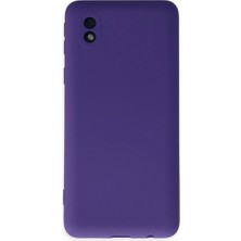 Senson Samsung Galaxy A01 Core Kılıf Nano Içi Kadife Silikon - Mor
