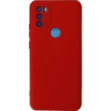 Senson General Mobile Gm 21 Plus Kılıf Nano Içi Kadife Silikon - Kırmızı