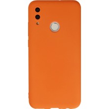 Senson Huawei P Smart 2019 Kılıf Nano Içi Kadife Silikon - Turuncu