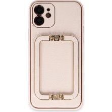 Senson Apple Iphone 12 Kılıf Coco Elit Kapak - Pudra