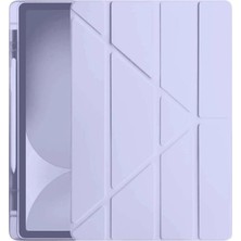 Senson Apple Ipad Pro 11 (2024) Kılıf Kalemlikli Hugo Tablet Kılıfı - Lila