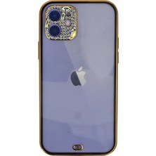 Senson Apple Iphone 12 Kılıf Liva Taşlı Silikon - Siyah