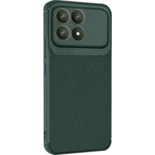 Senson Xiaomi Poco F8 Pro Auto Focus Karbon Kapak - Koyu Yeşil