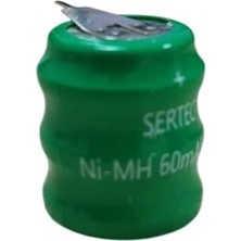Senson Sertec - 3.6V 3S1P 60 Mah 2 Pin Nı-Mh Buton Pil