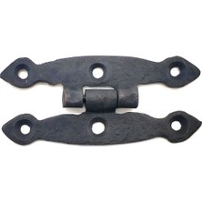 Senson Antika Tarz Dekoratif Pirinç Dar Menteşe - 75X39 Mm, Oksit