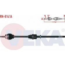 Otoco Renault Master Iı (Fd) 2.5 Dcı Abslı 51 Dıs 28X39 Uzunluk 1116 mm 06-10 Komple Aks Sağ Ön 3910100Q0D
