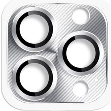 Senson Apple Iphone 16 Pro Max Pers Alüminyum Kamera Lens - Gümüş
