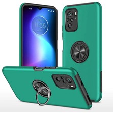 Senson Xiaomi Poco F3 Kılıf Elit Yüzüklü Kapak - Yeşil
