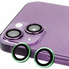 Senson Apple Iphone 15 Plus Raze Metal Kamera Lens - Yeşil