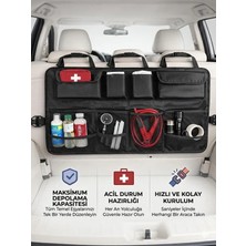 Ankaflex Araç Içi Koltuk Arkası Asmalı Organizer Pratik Cepli Malzeme Koyma Çantası