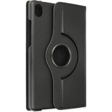 Senson Lenovo Tab M8 Kılıf 360 Tablet Deri Kılıf - Siyah