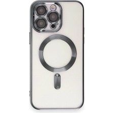 Senson Apple Iphone 15 Pro Max Kılıf Kross Magneticsafe Kapak - Titan Gri