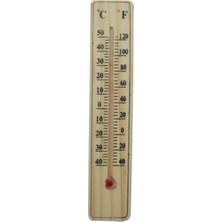 Senson Ahşap Oda Sıcaklığı Sıcaklık Ölçümü Termometresi Küçük Boy