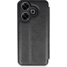 Senson Xiaomi Redmi 13 4g Kılıf Flip Cover - Siyah