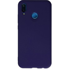 Senson Huawei P20 Lite Kılıf Nano Içi Kadife Silikon - Mor