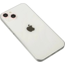 Senson Apple Iphone 14 Diamond Kamera Lens - Pembe