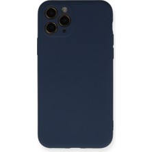 Senson Apple Iphone 11 Pro Kılıf Nano Içi Kadife Silikon - Lacivert
