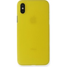Senson Apple Iphone Xs Max Kılıf Pp Ultra Ince Kapak - Sarı