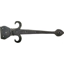 Senson Antika Tarz Dekoratif Pirinç Kuyruklu Çanak Menteşe - 137X390 Mm, Oksit