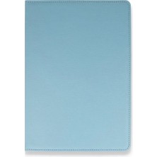 Pileli Store Newface Samsung Galaxy X800 Tab S8 Plus 12.4 Kılıf 360 Tablet Deri Kılıf - Turkuaz