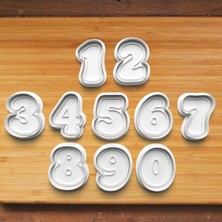 Hobist Klasik Sayılar 10'lu Set Kurabiye ve Şeker Hamuru Kalıbı