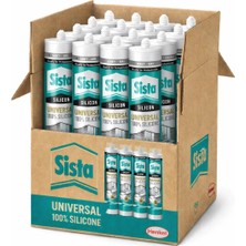 Henkel Sista Universal %100 Silikon Gri 310 ml 20'li Koli