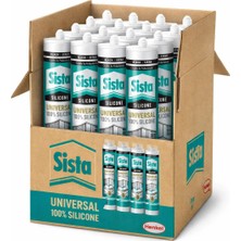 Henkel Sista Universal %100 Silikon Siyah 310 ml 20'li Koli