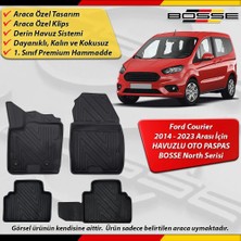 Ford Courier Paspas Araca Özel 2014-2023 Derin Havuzlu Paspas Bosse North Serisi