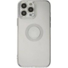 Senson Apple Iphone 13 Pro Max Kılıf Santa Lens Silikon - Şeffaf