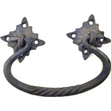 Senson Antika Tarz Dekoratif Pirinç Kazan Kulbu - 90X130 Mm, Oksit