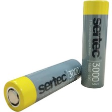 Senson Sertec 18650 3.7V 3000 Mah 10C Li-Ion Şarjlı Pil